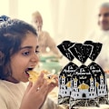 Pikkukuva 4 / 5: 100 kpl Eid Mubarak -juhlapussukoita, muslimien Ramadan-karkkipussit muoviset lahjapussit U
