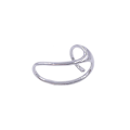 Miniatyrbillede 5 af 5: Dobbelt Finger Ringe til Kvinder Piger Sølvbelagt Simpel Asymmetrisk Geometrisk Ring Komfortabel Pasform Mode Unikke Fest Smykker Størrelse 6-7