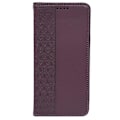 Miniatyrbillede 5 af 5: Kompatibel med HMD Pulse / Pulse+ Etui Pung Læder Telefon Cover Lykke Kløver Prægning DarkPurple