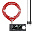 Miniatyrbillede 4 af 5: SI4732 Mini Radiomodtager 10Khz-180Mhz Bærbar Radio+Loop Antenne Kit AM FM Radio HF SW MW VHF Mini SI4732 Radio