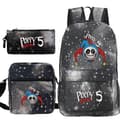 Poppy Playtime 5 Skolerygsæk 3 stk Style 2