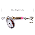 Miniatyrbillede 1 af 5: Fiske Lokkemad Roterende Ske Blink Metal Hårdt Agn Spinner Fiske Lokkemiddel Diskant