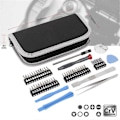 Miniatyrbild 2 av 5: 49 Delar Mobiltelefon Reparationsverktyg Set - Blomformad Triangulär Precisionsskruvmejselset