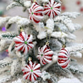 Miniatyrbilde 4 av 5: Julekulepynt - 6 stk. Plastikk Knusesikre Hengende Kuler til Juletrepynt, Glitter Innendørs Hjemmefest Dekor