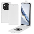 Pikkukuva 1 / 5: Yhteensopiva Honor Magic6 Pro 5G iskunkestävä suojakotelo korttipaikalla ja pystysuoralla läpällä White