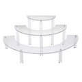 Miniatyrbillede 1 af 5: Transparent Aftagelig Akryl Kage Display Stand Til Fest Rund Cupcake Holder Bageudstyr Bryllup Bi