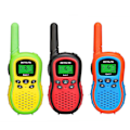 Miniatyrbild 1 av 5: 3 Stycken RA617 Barn Långdistans Walkie Talkie med LED Bakgrundsbelysning Ficklampa 16 VOX Kanaler, Julklappar Leksaker för 6-12 År Gamla Pojkar och Flickor, Ute