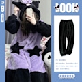 Pikkukuva 1 / 2: Kurome syksyn ja talven korallifleecestä valmistettu yöpaita, paksuuntunut fleecetakkimainen kylpytakki, Monster University -kotivaatteet, talvi Kurome 5XL/185-200pounds
