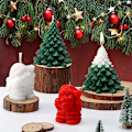 Miniatyrbild 2 av 5: 4-pack Stora Jul-snöflingeljus Juldekorationer Gåvor Heminredning Fest Sovrum Bordsdekorationer, 2 Stilar (Snöflingor) style 2