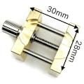 Miniatyrbilde 3 av 5: 2 stk. messing urverkholder, fast base, multifunksjon for urmaker, urklemme, urreparasjon