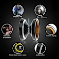 Miniatyrbild 5 av 5: Professionell Oresponsiv Yoyo M001-B, Legering Aluminium Yoyo med Metallring Mellanliggande Yoyo+Extra