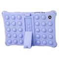 Miniatyrbilde 5 av 5: Kompatibel med Galaxy Tab A8 10.5 (2021) Fidget Sensorisk Silikon Boble Angst Stress Reduserende Leker Anti-skli Tekstur Nettbrettdeksel Purple