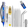 Pikkukuva 1 / 5: Knotter Tools, Fid Paracord Fid -setti ruostumattomasta teräksestä, Paracord-nyöritysneuloja ja tasoitustyökalu For-XinHan