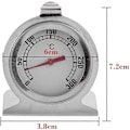Miniatyrbillede 3 af 4: 2025 Egnet Ovntermometer Overvågning 0~300 Termometer Køkken Bage Temperatur Måleværktøj