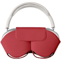 Miniatyrbillede 1 af 5: Kompatibel til Airpods Max Etui med Sleep Mode PU Læder Hovedtelefon Cover Red