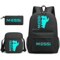 Miniatyrbillede 2 af 5: Messi Skoletaske 3-pak Stor Skoletaske multi