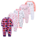 Miniatyrbild 5 av 5: Våren Baby Pyjamas Flickor Pojkar Jumpsuit 208 % Bomull Andas Mjuk Jumpsuit Watermelon red 0-3M