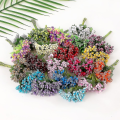 Miniatyrbillede 3 af 5: 12/36/72/144 stk. støvdragere til håndarbejde kunstige blomster bryllupsfest dekoration DIY scrapbooking guirlande håndværk falske blomster Red 144 pcs