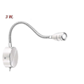 Miniatyrbillede 2 af 3: Sengelampe til læsning, fleksibel fokuseringsspot til soveværelse, sengelampe til vægmontering, fastmonteret lampe