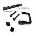 Miniatyrbilde 5 av 5: Justerbar metallfrontfanger for 1/10 RC Crawler Car TRX4 TRX6 G63 Axial SCX10 SCX10 II 90046 90047 SCX10 III