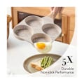 Miniatyrbillede 2 af 5: Æggepande Omeletpande, 4-kops Æggestegningspande, Æggekogerpande Æggeskillet til Morgenmad, Pandekage, Plet