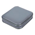 Miniatyrbillede 4 af 4: 40 CD DVD Disk Album Opbevaring Bæretaske Cover Wallet Sleeve Holder Taske Hård Boks - Sølv
