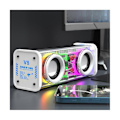 Miniatyrbild 2 av 5: V8 Transparenta Bluetooth-högtalare RGB-ljus Trådlös Utomhus Sport Bluetooth Audio TWS Subwoofer S