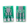 Pikkukuva 4 / 5: 100 kpl SOT89 SOT223 - DIP PCB -siirtokortti Pin-sovitinlevy Kaksipuolinen 1,5 mm 2,3 mm - 2,54 mm