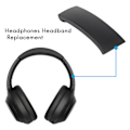 Miniatyrbillede 3 af 5: Hovedbøjle Udskiftning til Sony WH-1000XM3 XM3 Trådløse Støjreducerende Over-Ear Hovedtelefoner Sort