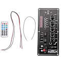 Miniatyrbillede 2 af 5: 30W-120W Effektforstærkerkort Audio Bluetooth Amplificador USB Dac FM Radio TF Afspiller Subwoofer DI