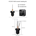 Miniatyrbillede 5 af 5: Keramisk varmeblok med 0,4 mm Quick-Swap dysekit til K1C K1 MAX 3D-printer reservedele