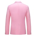 Miniatyrbild 2 av 2: Slim Fit Kavaj för Män, Business Casual, En Knapp Pink 2 M