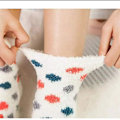 Miniatyrbild 4 av 5: 3 Par Dam Fuzzy Sockor Mjuka Varma Vintriga Fluffiga Söta Djursockor