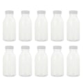 Miniatyrbilde 1 av 2: 10 stk. 300 ml Juiceoppbevaringsflasker Melkeflasker Transparent Drikkeflasker Transparent Hvit-FCY