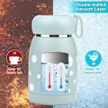 Miniatyrbilde 4 av 5: Rosa vannflaske for barn, 320 ml rustfritt stål isolert vannflaske med LED-temperaturdisplay, BPA-fri smart isolert kopp, egnet for reise