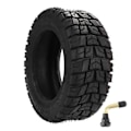 Miniatyrbilde 1 av 5: 11 tommer 100/65-6.5 Elektrisk Sparkesykkel Vakuumhjul Dekk Slangeløst Dekk for DT Bredere Offroad-dekk med