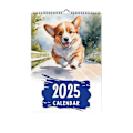 Pikkukuva 3 / 5: Corgi-kalenteri 2025 Koirakalenteri Seinäkalenteri Söpö Corgi Vuosittainen Vuosisuunnittelija 12 Kuukauden Kalenterisuunnittelija Järjestämiseen
