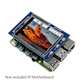 Miniatyrbillede 4 af 5: 2.4 Tommer RPI Skærm til 4B/3B/3B+/ Zero W Resistiv Touch Skærm Kapacitiv Monitor 320X240 med Til