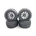 Pikkukuva 1 / 5: 4 kpl 82 mm rengasta 12 mm kuusiokololla H16 16207 16208 162010 HBX 16889 SG1601 SCY 16101 1/16 RC-autolle päivitys P