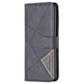 Miniatyrbillede 5 af 5: BINFEN COLOR BF05 Kompatibel med Huawei Mate 60 Pro / Mate 60 Pro+ Wallet Præget Læder Telefon Cover Stativ Black
