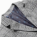 Miniatyrbild 4 av 4: Herr Slim Fit Casual Två Knappar Kostymkavaj Rutig Blazer Business Jacka Grå M
