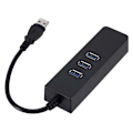 Pikkukuva 3 / 5: USB3.0 Gigabit Ethernet -sovitin, 3 porttia USB - RJ45 Lan -verkkokortti Macbook Mac -työasemalle