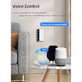 Miniatyrbild 3 av 5: TUYA Zigbee DIY Namn Switch 4-vägs Smart Touchscreen Switch US Typ Fungerar med Tuya Alexa Home Röststyrning