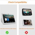 Miniatyrbilde 4 av 5: Stativ for Echo Show 8 (3. Gen) Justerbar Design Hvit