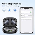 Miniatyrbillede 5 af 5: BX-17 Bluetooth 5.3 In-Ear Øretelefoner med Mikrofon - Sort