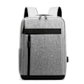 Miniatyrbild 3 av 5: Laptop Ryggsäck Stor Kapacitet Multifunktionell USB Uppladdningsbar Vattentät Ryggsäck Herr Casual Axelväska Gray
