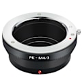 Miniatyrbild 1 av 5: -/3 Adapterring för objektiv till 4/3 M43 kamerahus för -D E-M5 E-Pm2 E-Pl5 Gx1 Gx7 Gf5 G5 G3