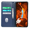 Pikkukuva 2 / 5: Yhteensopiva HMD Pulse / Pulse+ Kotelo Lompakko Nahkainen Puhelinkotelo Onnenapila Kuviointi Blue