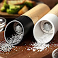 Miniatyrbillede 3 af 5: 2-pak Rustfrit Stål Tommelfinger Tryk Mini Salt- og Peberkværn Sæt