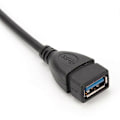 Miniatyrbillede 5 af 5: Usb 3.0 Vinkel Forlængerkabel Han Til Hun Adapter Ledning Data Op